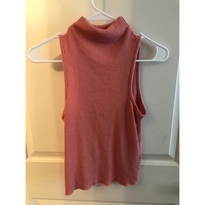 Topshop Cropped Sleeveless Sweater